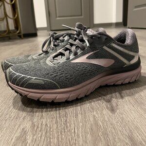 Brooks Adrenaline GTS 18 Grey Rose Gold Women's 7.5